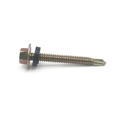 China Pan China Roof Drilling Screws Wholesale Color Galvanized Screws Cheap Price Metal Roofing Screws for sale