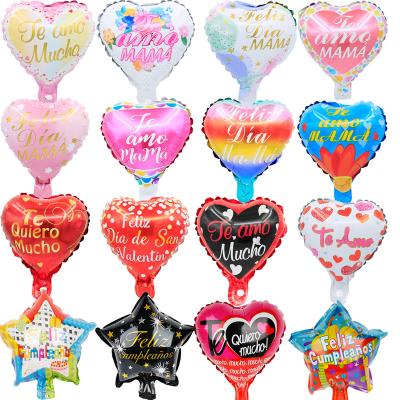 China Wholesale Manufacturers Toy Custom Colorful China Advertising Valentines Day Helium Heart Foil Balloons Inflatable Party Decoration Gift for sale