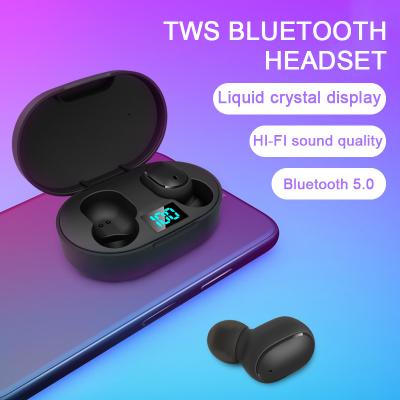 China Earbuds E6S TWS Radio 5.0 Earphone Noise Canceling LED Display Earphone For Xiaomi Redmi Airdots Wireless Earbuds for sale