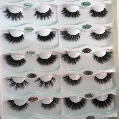 China 3d 25mm strands faux mink lashes natural fluffy private label synthetic silk false eyelashes wholesale thick lashes seller for sale