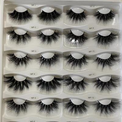 China Thick New Design Custom Eyelash Packing Brand 25mm Mink Eyelashes Wholesale 3d Mink False Eye Lashes Own for sale