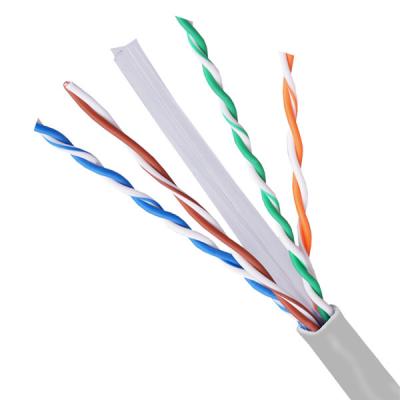 Cina Cable di rete UTP di rame nudo Cat6 Cable di rete UTP di rame massello Grigio estendere fino a 550MHz 1000ft in vendita