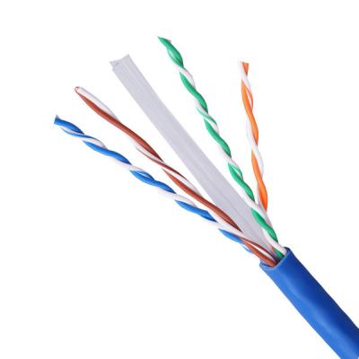 Cina Cavo blu UTP CAT6 23AWG estendere a 550MHz CM PVC cavo di rete ad alta velocità in vendita