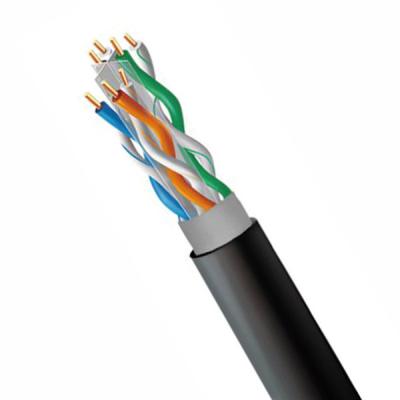 Cina 1000Mbps Cat 6 UTP Cavo di rete esterna 23AWG PVC solido + PE Estendere a 550MHz in vendita