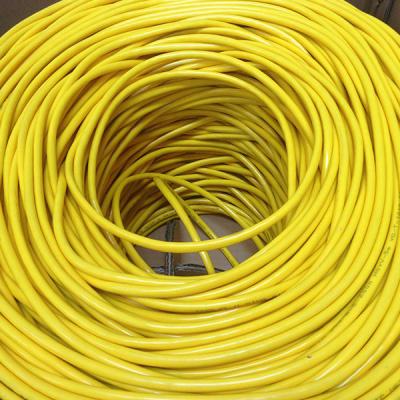 Cina CAT6 1000FT cavo Ethernet non blindato 23AWG 4P PVC giallo massello in vendita