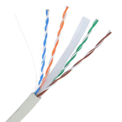 Cina CAT6 Cable UTP di rete Ethernet 23AWG Bianco PVC Plenum 500FT in vendita