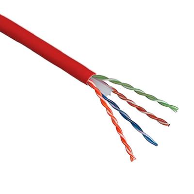 China 250MHz Red UTP CAT6 Cable 23AWG 1000FT Ethernet Network Cable for sale