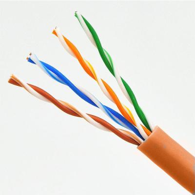 China Solid Pure Copper Cat5e UTP CMR Cable 24AWG Extend To 350MHz 1000FT for sale