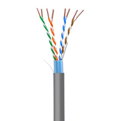 China 0.47mm Copper Grey Jacket 1000Ft Cat5e FTP LSZH Network Cable for sale