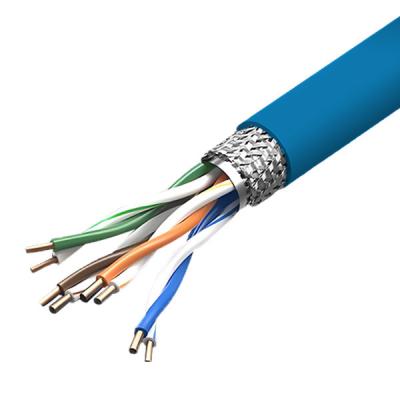 China 100MHz Cat5e SFTP LSZH Plenum 24AWG Solid High Speed Network Cable 1000FT Te koop