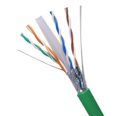 중국 1000FT Cat6 FTP LSZH 재킷 0.560mm 순수 구리 1Gbps 이더넷 케이블 판매용