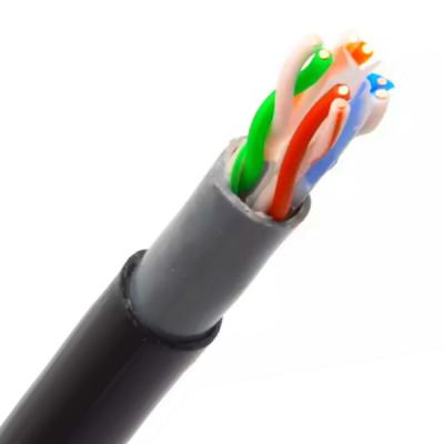 중국 CAT6 FTP 외관 PE+PVC 0.560+0.005mm 순수 구리 고체 랜 케이블 판매용