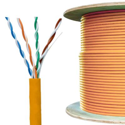 China UTP CAT6A 23AWG 500MHz CPR Dca LSZH Cable 1000FT For Network Connection for sale