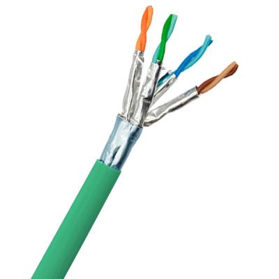 China LSZH verde com capa FFTP CAT6A 23AWG para centros de dados dedicados à venda