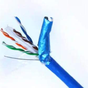 China CAT6 SFTP Ethernet Cable PVC Jacket  Copper Conductor for High-Speed Data Transfer for sale