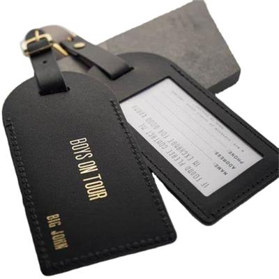 China China High Quality Durable Custom Genuine Leather Luggage Tag Strap With Lock for sale