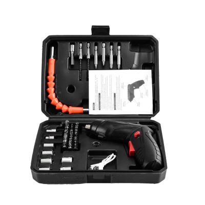 China Plastic Power Tools Drill 4.2V Fastcharge USB Charging Mini DIY Lithium Battery Power Screw Drivers Electric Cordless Screwdriver for sale