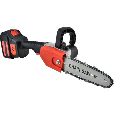 China Mini Electric Cordless Chainsaw Anti-Skid 8 Inch Cordless Battery Operated Chainsaws Hand Held Chainsaw Shears For TR for sale