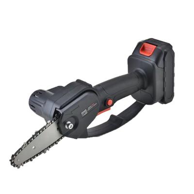 China Anti-Slip Rechargeable 4Inch Timber Timber Cutting Saw Cutter Tree Felling Saw Electric Chainsaw Pruning Saw for sale