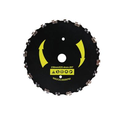 China Anti - Skid Brush Cutter Blade Grass Circular Saw Blade Chainsaw Blade for sale