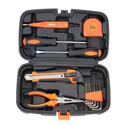 China Household Tool Kit New Portable Other DIY Tools 9pcs Hammer Knife Wire Cutter Screwdriver Set Herramientas For Home Use for sale