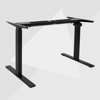 China Sit Stand Up Computer Office Height Adjustable Table Smart Electric Lifting Standing Desk for sale