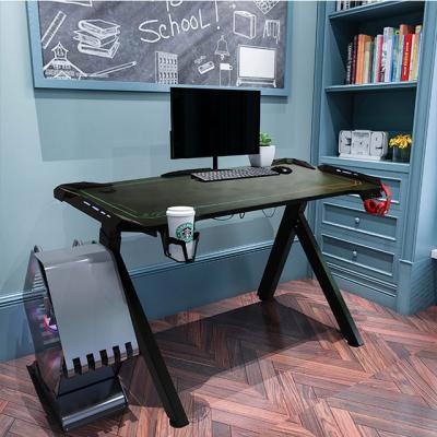 China Modern Gamer Sit Stand Gaming PC Computer Table (Height) Double Motor Height RGB Gaming Electric Adjustable Standing Desk for sale