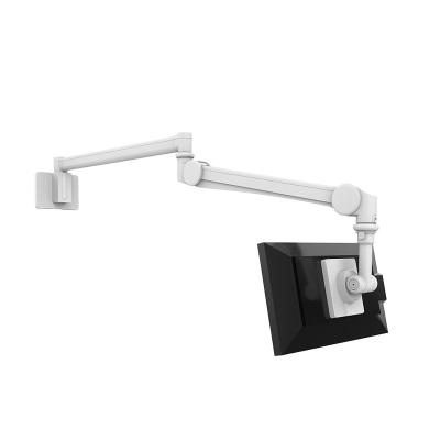 China Long Aluminum TV Stand Monitor Wall Mount Bracket Hospital LCD Arm Monitor Mount for sale