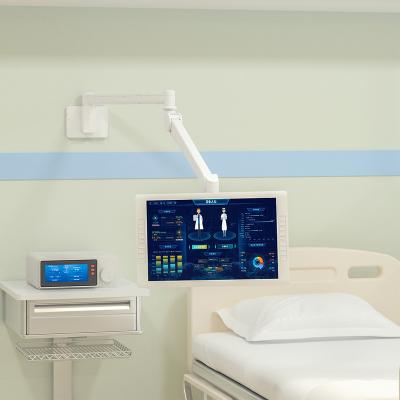 China Hospital Aluminum Ceiling Mount Monitor Arm Horizontal Long-reach Long-reach Extension for sale