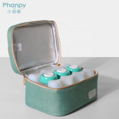 China PH109248 Top Quality Waterproof Breast Milk Insulated Cooler Packaging Wholesale Insulated Tote For Baby Care for sale