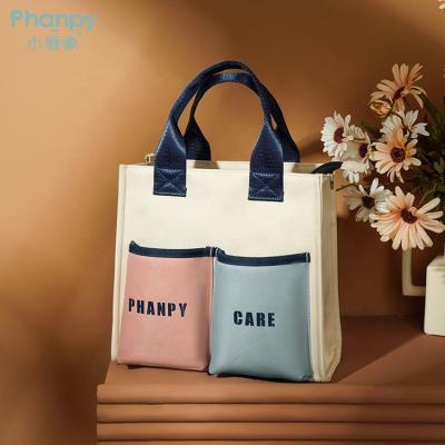 China PH100529-1 Free Sample Water Resistant Design Mom Shoulder Bags Baby Moq Diaper Bag Small For Mom Babies Travel Organizer Waterproof Tote for sale