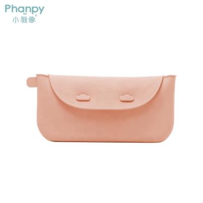 China Phanpy Silicone Viable Storage Bags Reusable Collapsible Latch Storage Bag For Baby Tableware for sale