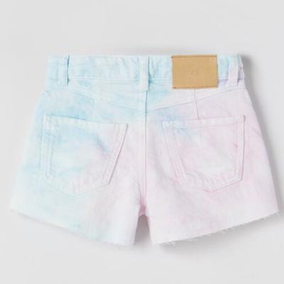 China Breathable Vintage Shorts Girls High Waist Slimming Pink Short Jeans Girls Colorful Casual Denim Shorts for sale