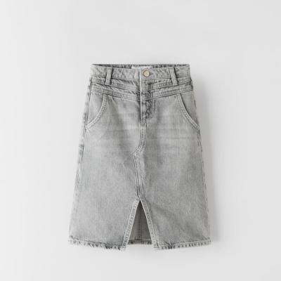 China 2021 Latest OEM Fashion Children Kids Girls Breathable Jeans Skirts Baby Summer Clothing Girls Denim Skirt for sale