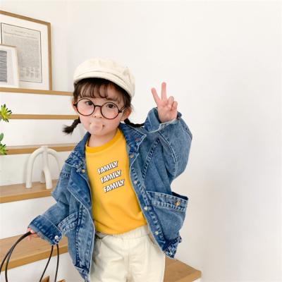 China Sustainable Baby Boy Jacket Clothes Custom Denim Jacket Baby Denim Jackets for sale