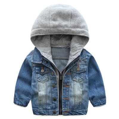 China New and Original Sustainable Baby Boy Jacket Clothes Custom Made Denim Jacket Baby Denim Jackets for sale