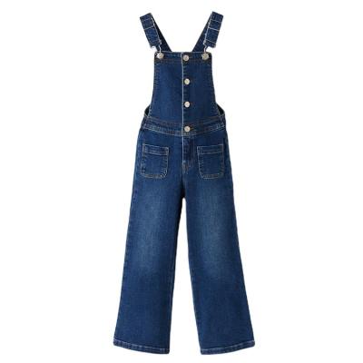 China Blue Infant Clothing Denim Overalls Kids Small Babies Breathable Long Pants Overall Pants for sale