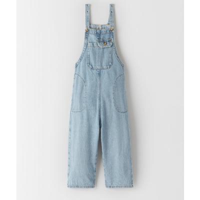 China Wholesale Breathable Girls Casual Denim Pants Overall Denim Plus Size Jean Jumpsuit Denim Romper for sale