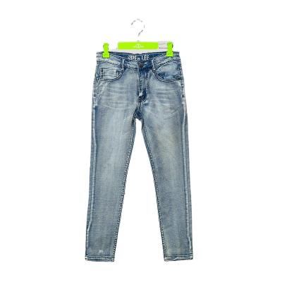 China Waterproof oem services custom denim maker sky bule kids new style boys pants jeans for sale