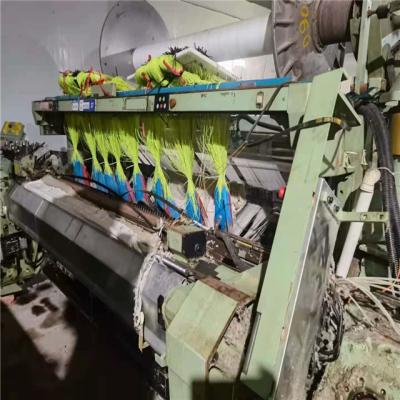 China Factory 1997 year used 240cm towel rapier weaving loom ready for jacquard head with green and white electric box for sale