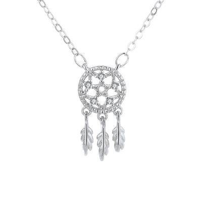 China Vintage Drop Shipping Trendy Fashion Wholesale 925 Sterling Silver Necklace Jewelry Necklace for sale