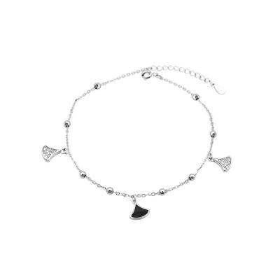 China FASHIONABLE drop shipping latest design of minimalist anklet jewelry fashion style sterling silver anklet chain for sale