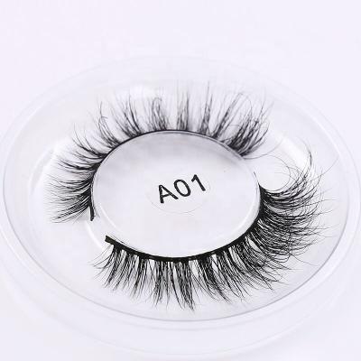 China Top Quality Super Natural Tapered Eyelash 100%REAL MINK Siberian 3D Mink Fur Lashes for sale