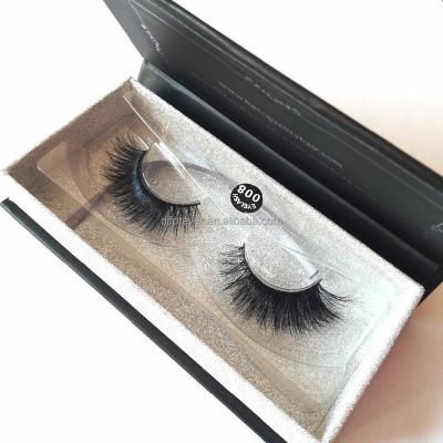 China Private Label 100% Mink Eyelash False Lashes 3D Tapered Lashes With Custom Eyelash Box for sale