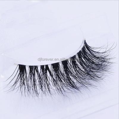 China Private Label Mink Lashes Clear Band 3D Natural Look Mink Real 100% Real Mink Fur False Eyelashes for sale