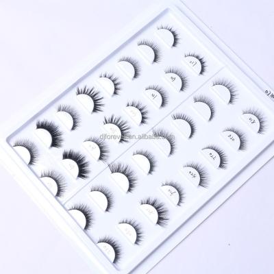 China Hot Selling Thin And Soft And Soft Super Thin 3D Korea Super Lash 100% Silk Hand Made Eyelashes for sale