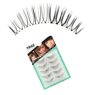 China Flexible Japanese Style 5 Pairs 3D Long False Eyelashes Makeup Natural Eyelashes for sale