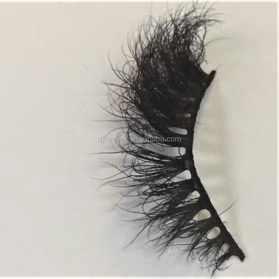 China Wholesale Real Natural 3D False Mink Eyelashes Messy Thick Long Lashes for sale