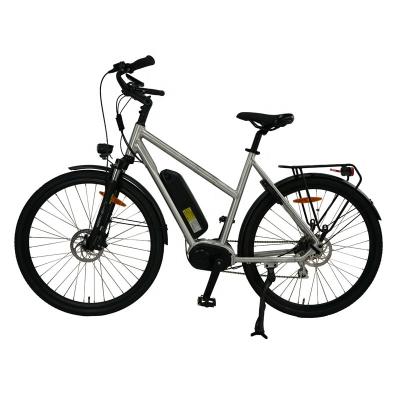 China OEM Aluminum Alloy Mid Dive Full Suspension City Electric Fahrrad Bike Ebike Cykel for sale