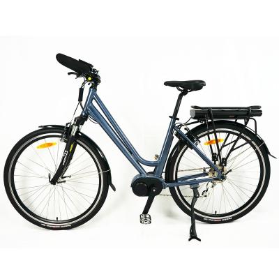 China Travel Standard E-Bike Low Step For City , Retro Lightweight Hybrid Electric Bike for sale